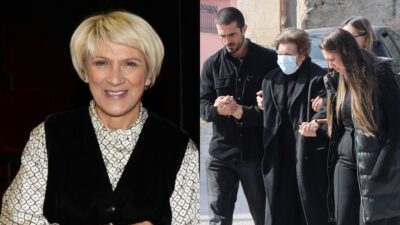 Φωτογραφίες από την κηδεία της Καίτης Κωνσταντίνου