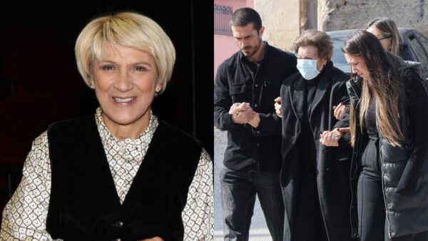 Φωτογραφίες από την κηδεία της Καίτης Κωνσταντίνου