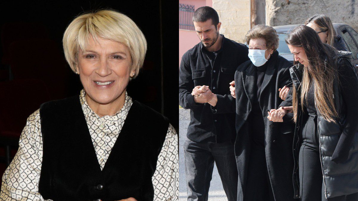 Φωτογραφίες από την κηδεία της Καίτης Κωνσταντίνου