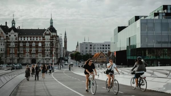 Κεντρικός δρόμος στην Κοπεγχάγη