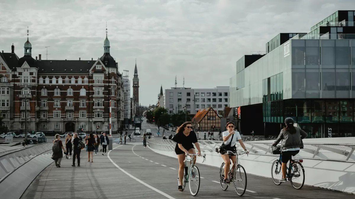 Κεντρικός δρόμος στην Κοπεγχάγη
