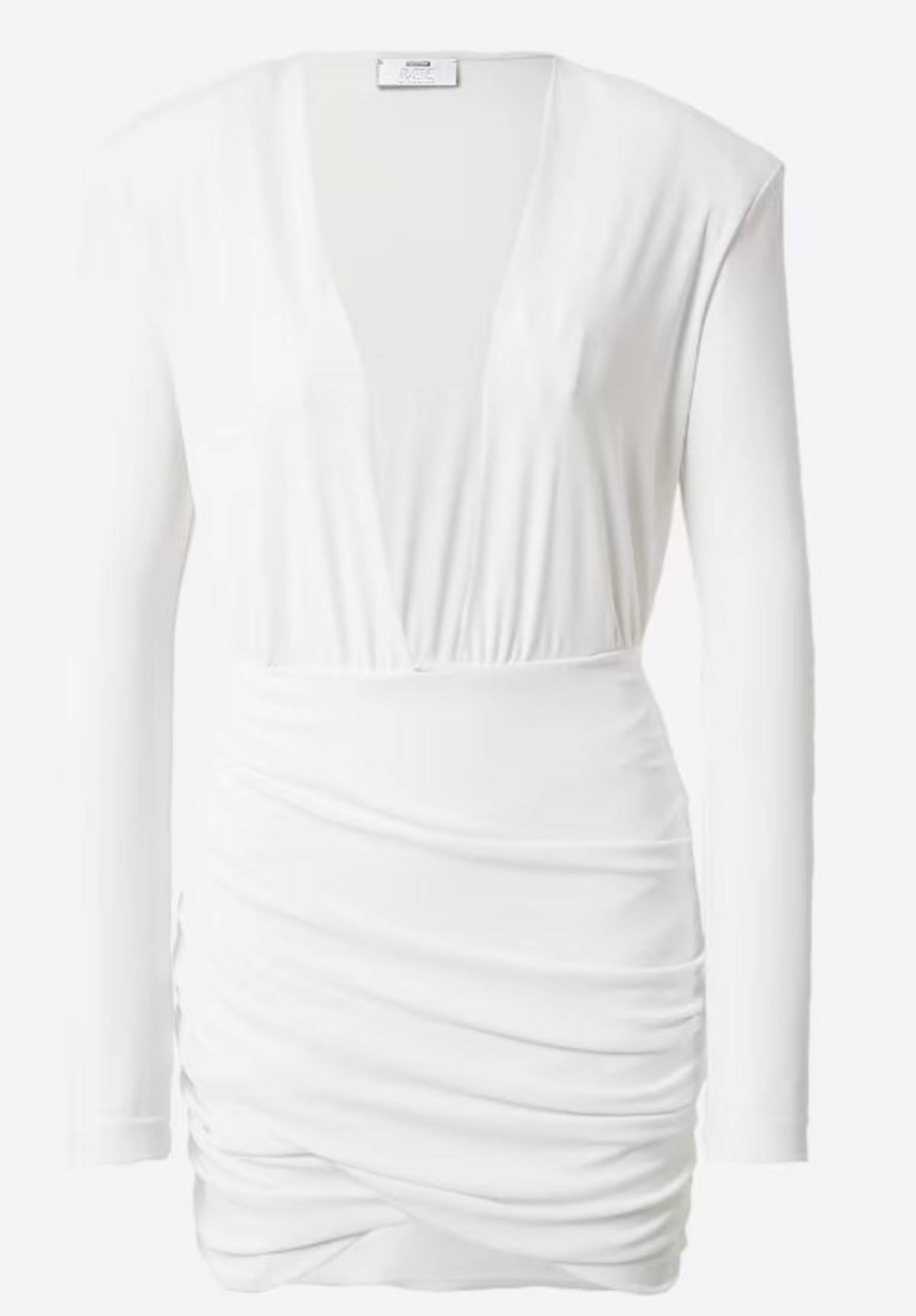 λευκό φόρεμα ντραπέ