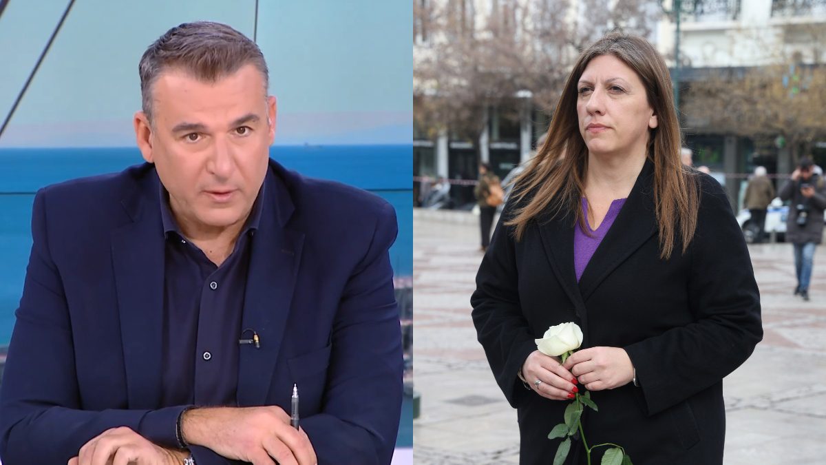 Ο Γιώργος Λιάγκας και η Ζωή Κωνσταντοπούλου