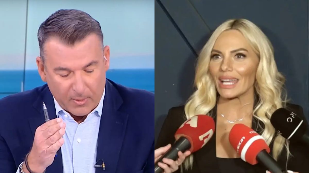 Ο Γιώργος Λιάγκας και η Ιωάννα Μαλέσκου