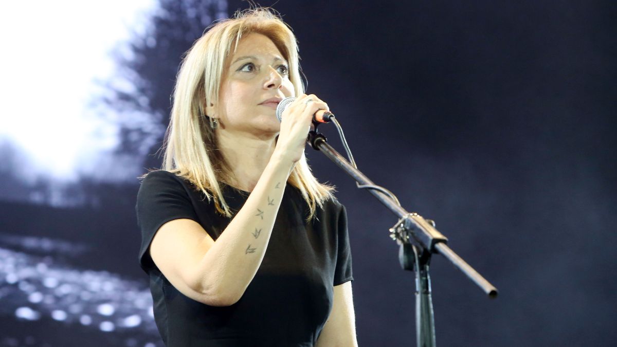 Η Μαρία Καρυστιανού στο Καλλιμάρμαρο