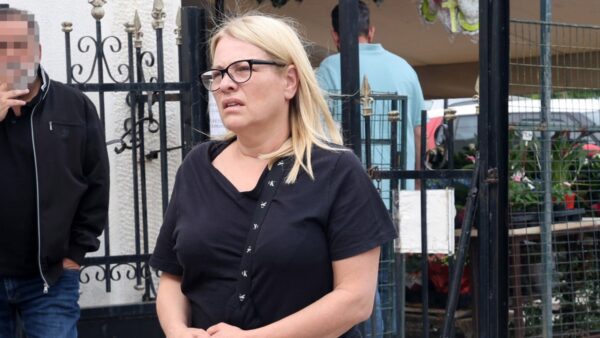 Η Μαριάννα Τουμασάτου σε δημόσια έξοδό της