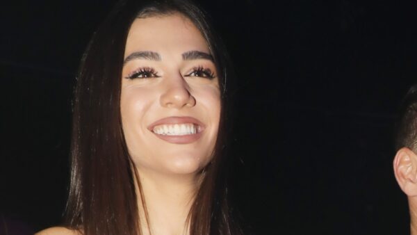 H Μελίνα Νικολαΐδη σε έξοδό της