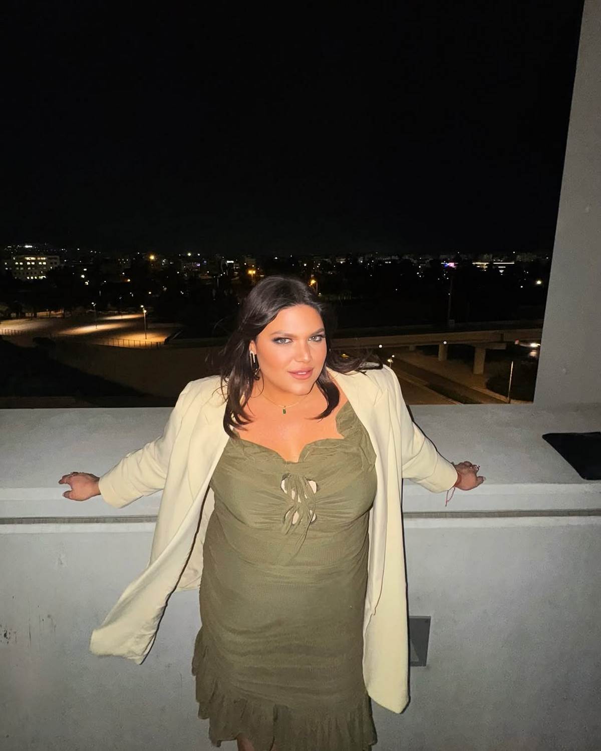 H Δανάη Μπάρκα σε έξοδό της