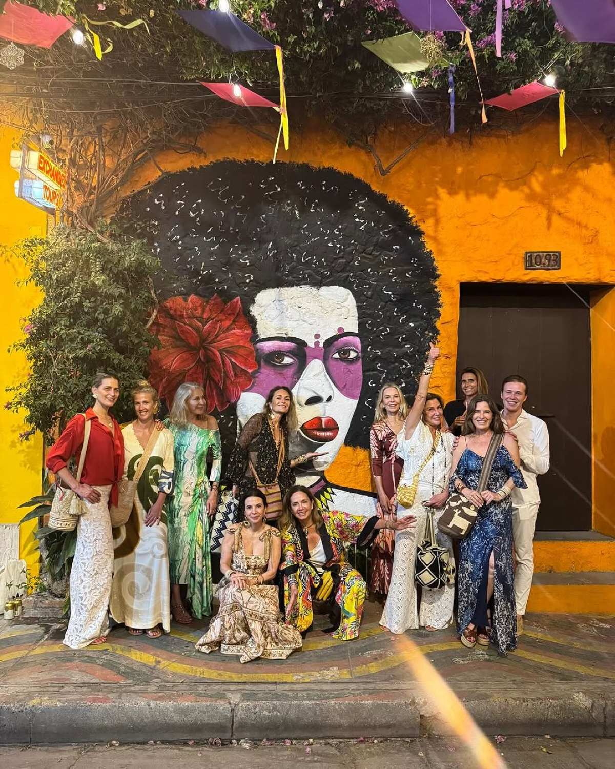 Η Τατιάνα Μπλάντικ στην Κολοβμία με τις φίλες της