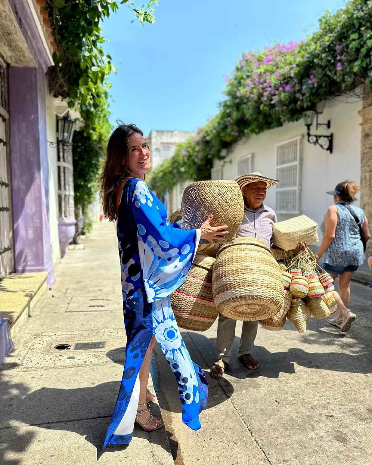 Η Τατιάνα Μπλάντικ στην Κολοβμία με τις φίλες της