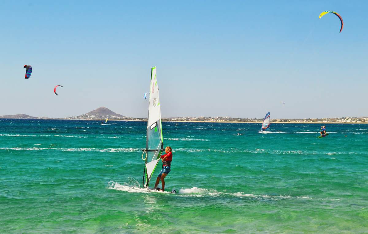 Windsurfing στη Νάξο