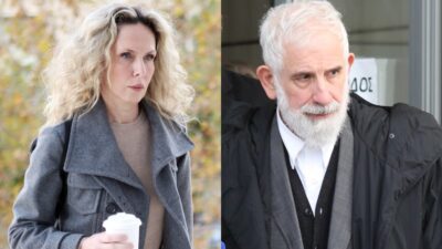 Ο Πέτρος Φιλιππίδης και η Εβελίνα Παπούλια