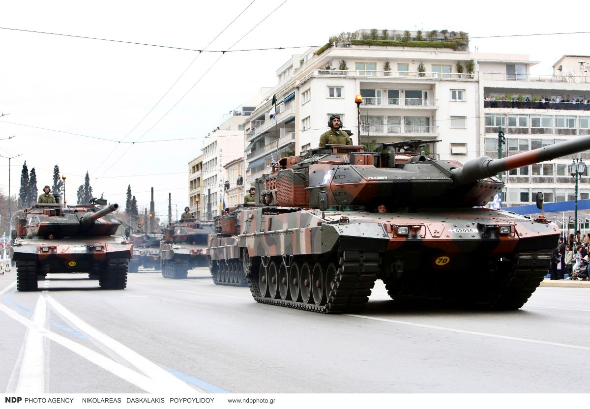 Τα τανκς στην παρέλαση της 25ης Μαρτίου