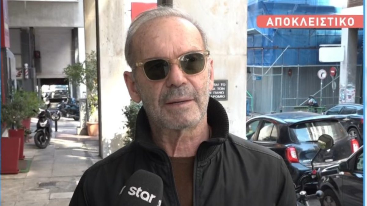 Ο Πέτρος Κωστόπουλος μιλάει στην κάμερα του σταρ