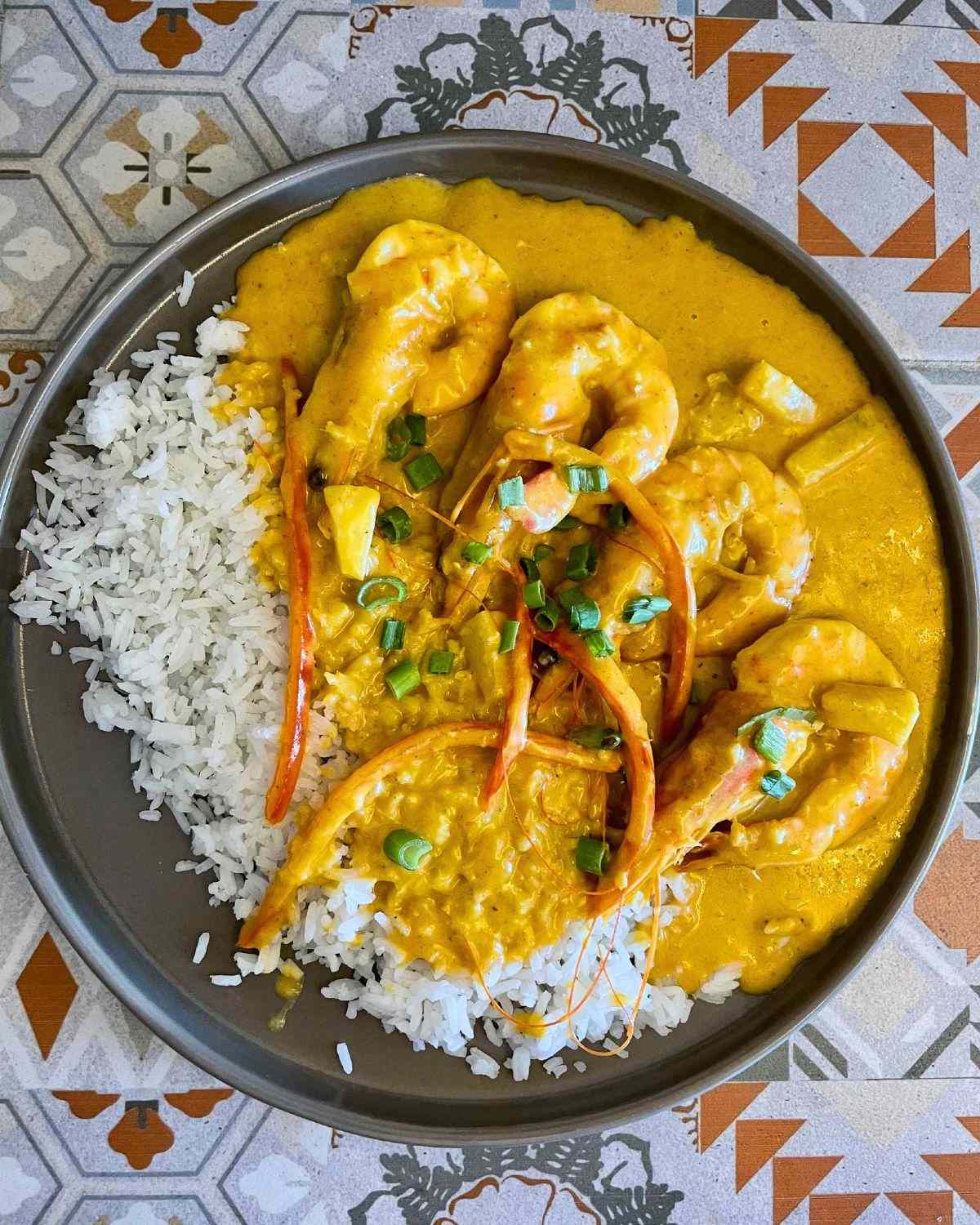 Γαρίδες με ρύζι