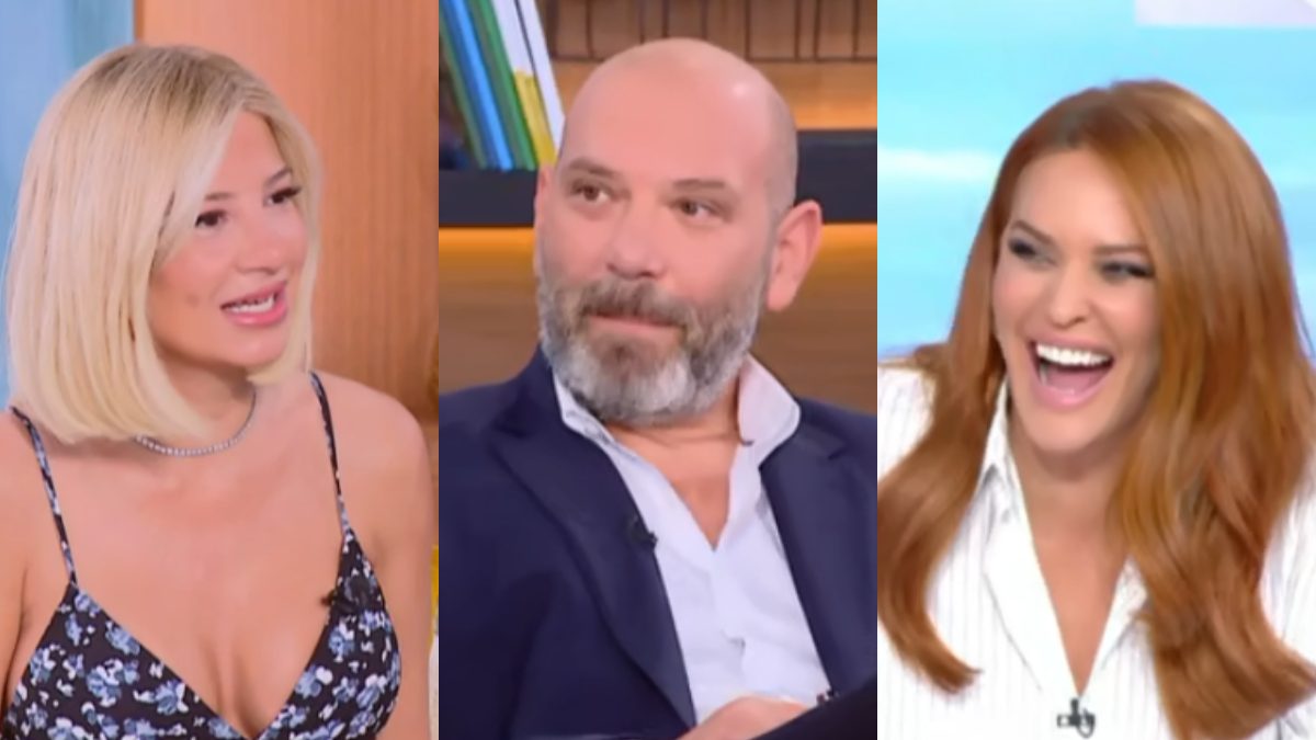 Η Φαίη Σκορδά, ο Γιώργος Λάγιος και η Σίσσυ Χρηστίδου