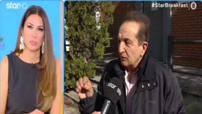 Ο Σπύρος Μπιμπίλας μιλά στην κάμερα του Breakfast@Star