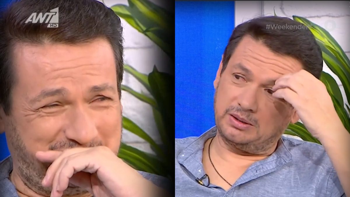Ο Σταύρος Νικολαΐδης με δάκρυα στα μάτια στους Weekenders