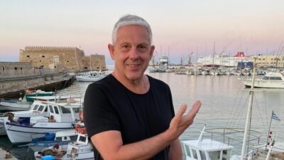 Ο Τάσος Δούσης στην Κρήτη