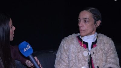 Η Έλενα Τοπαλίδου στην κάμερα του Πρωινό