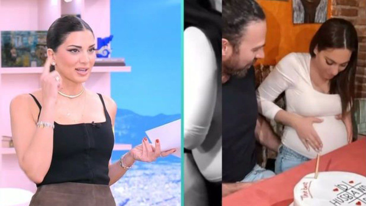 Η Σταματίνα Τσιμτσιλή στο πλατό του Happy Day