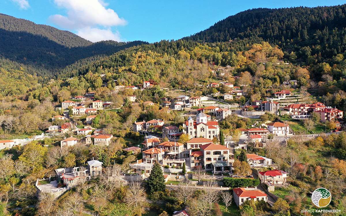 To χωριό Βούτυρο στην Ευρυτανία