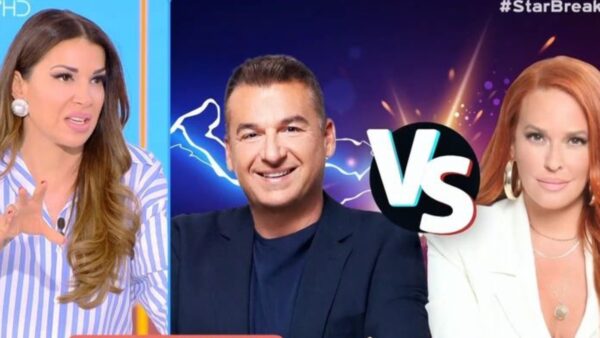 Η Ελένη Χατζίδου στο πλατό του BreakfastStar