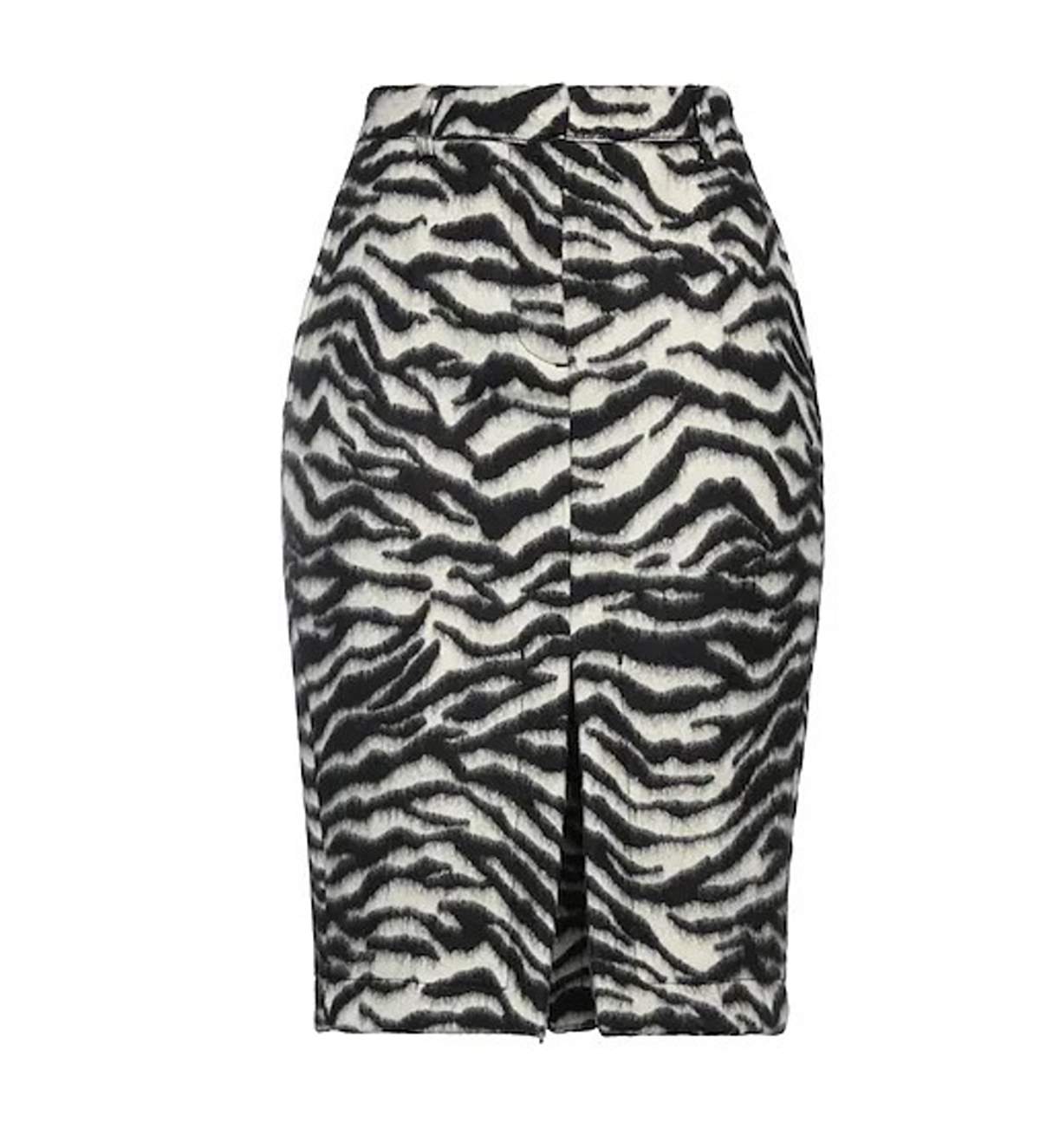 Print ζεβρέ σε μίντι φούστα