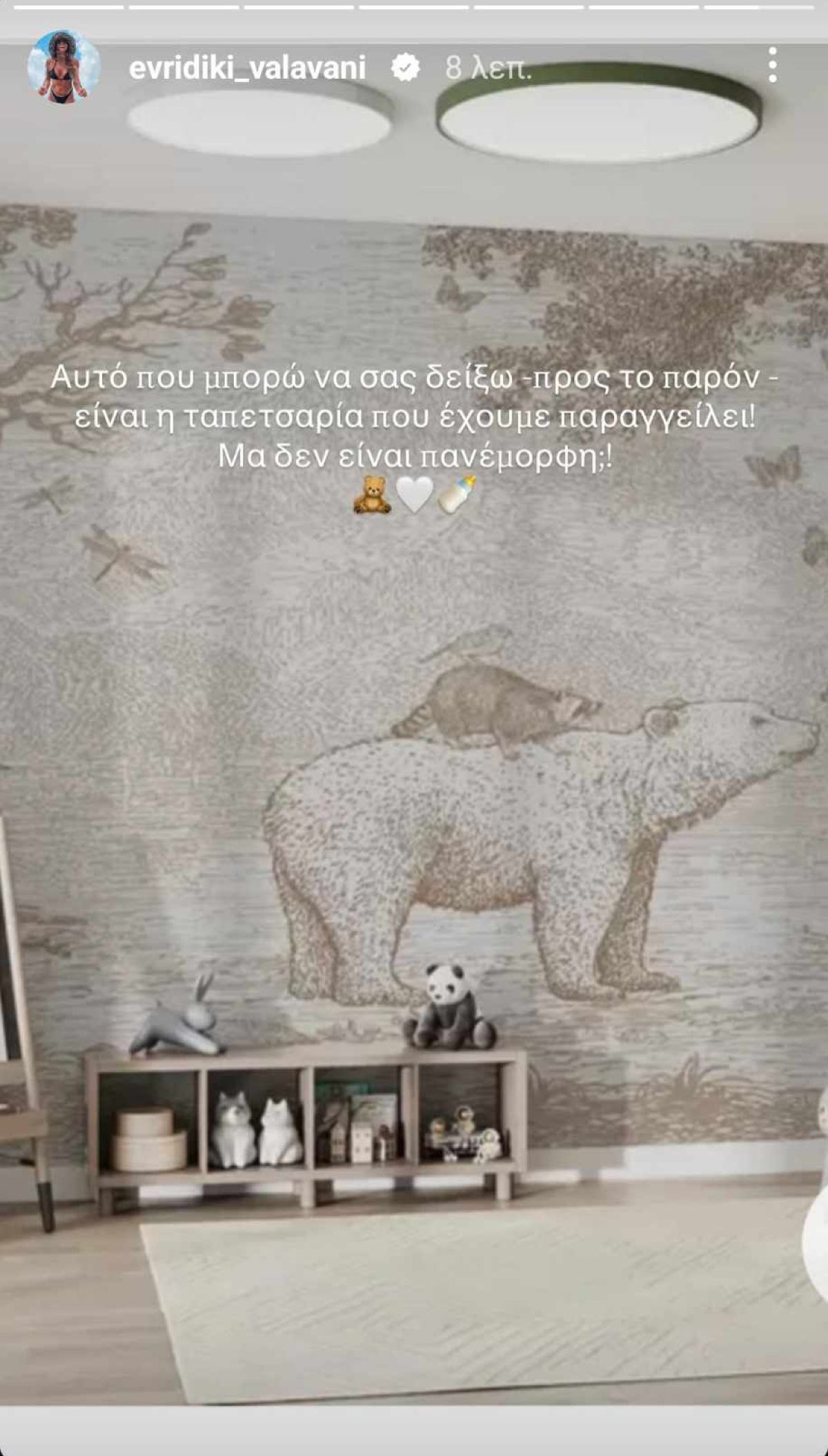 Ευρυδίκη Βαλαβάνη παιδικό δωμάτιο