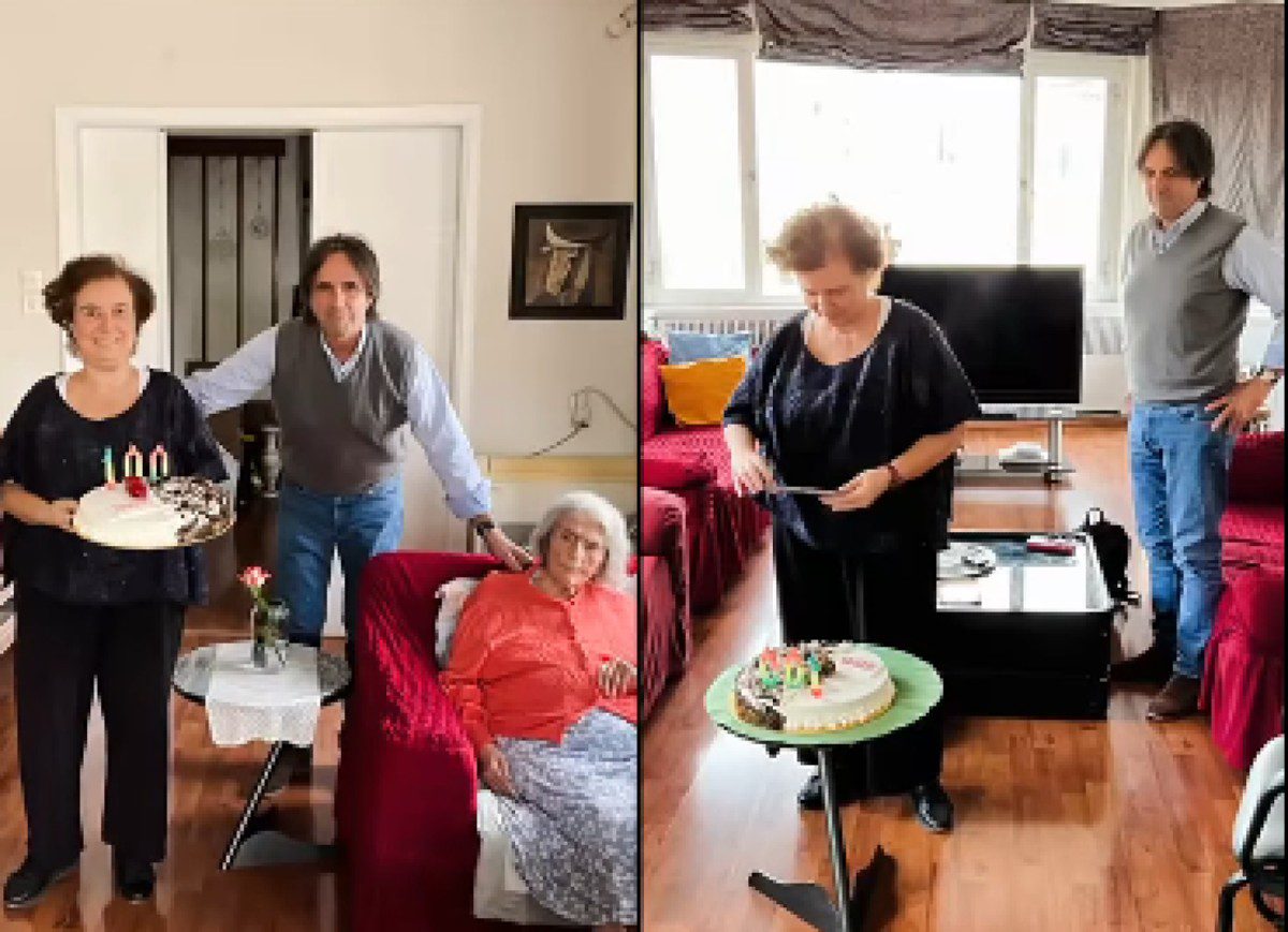 Γενέθλια συζύγου Μίκη Θεοδωράκη