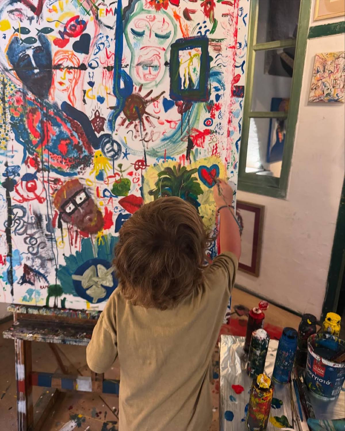 Τζένη Μπαλατσινού γιος