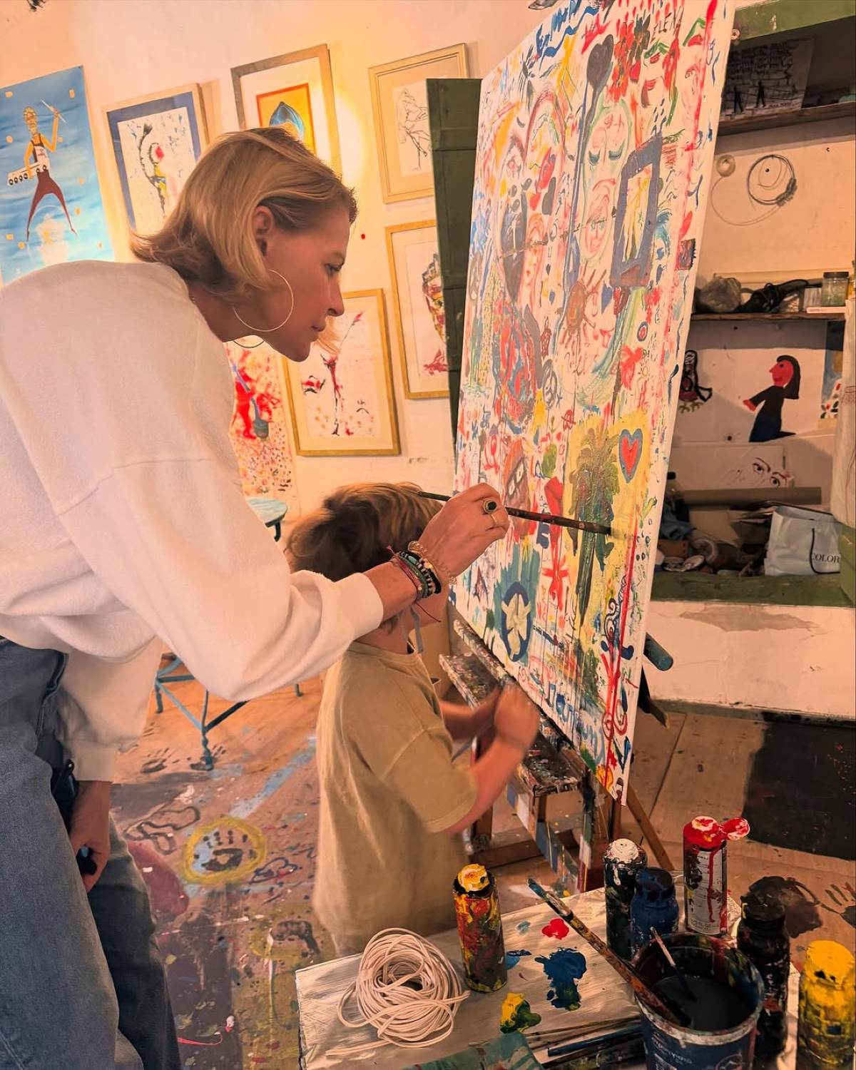 Τζένη Μπαλατσινού γιος