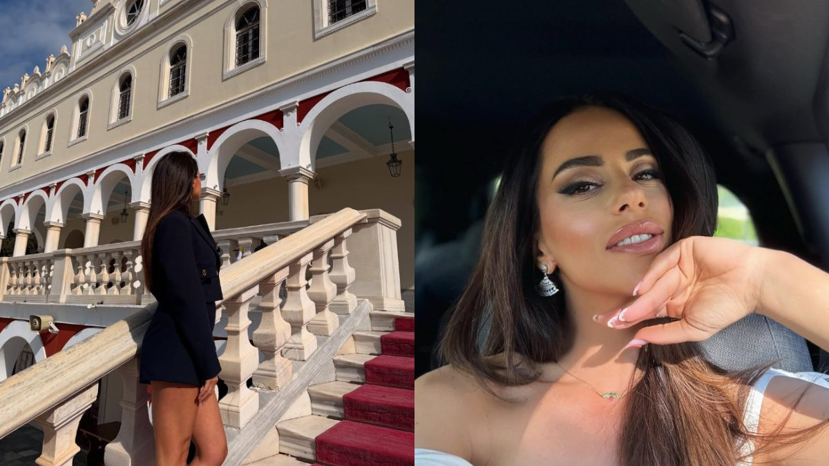 Η Μαρία Αντωνά στην Παναγιά της Τήνου και στο αυτοκίνητό της