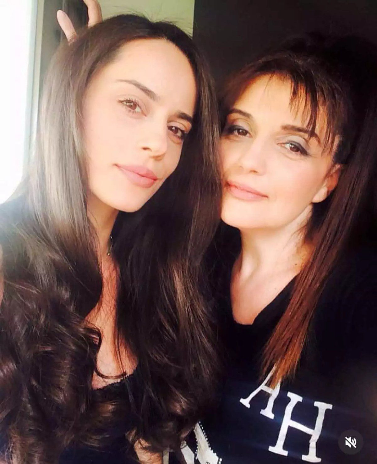 Η Μαρία Αντωνά με την μητέρα της