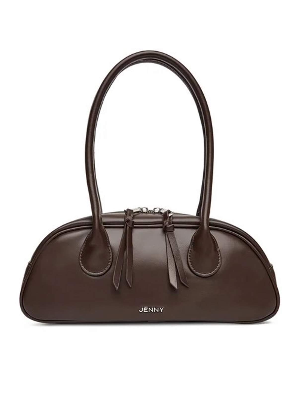 Τσάντα bowling καφέ