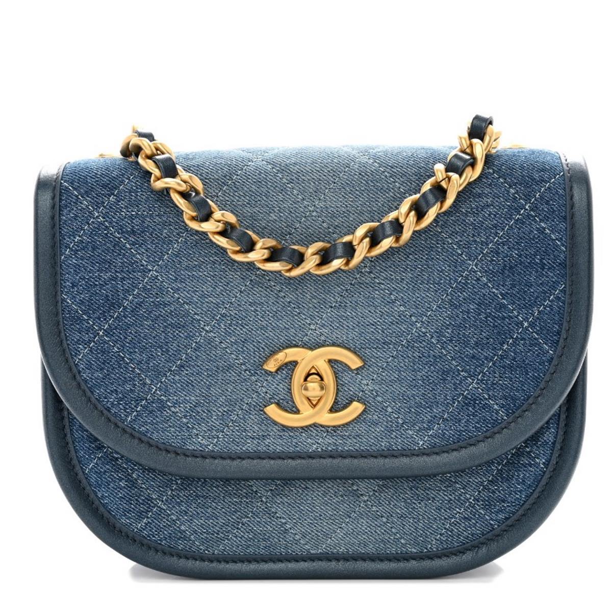 τσάντα denim Chanel
