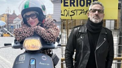 Η Ελεωνόρα Ζουγανέλη και ο Νίκος Συρίγος στην Νάπολη