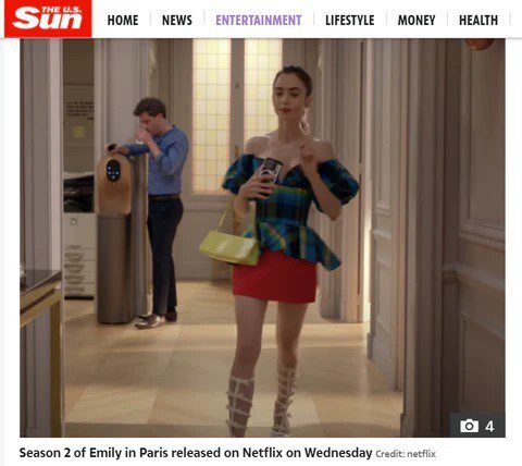 H Emily in paris με δημιουργία Βασίλη Ζούλια