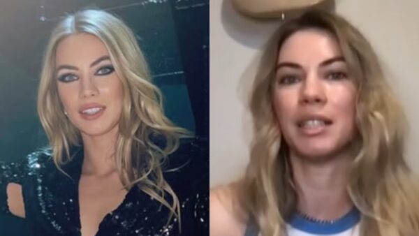 Η Έμιλυ Λυμπεροπούλου σε κολάζ