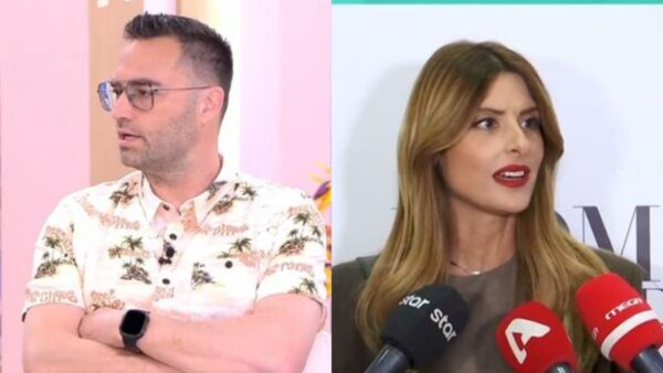 Ο Κώστας Φραγκολιάς και η Ανθή Σαλαγκούδη