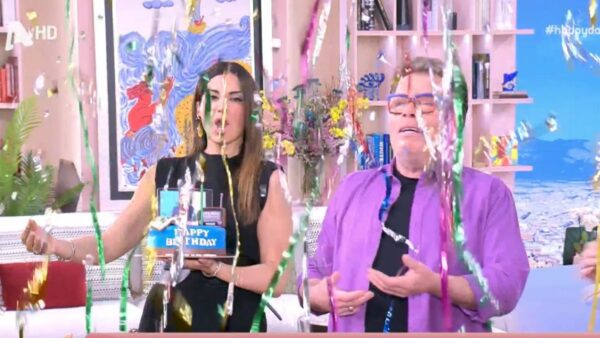 Τα γενέθλια του Παπανώτα στο πλατό του Happy Day