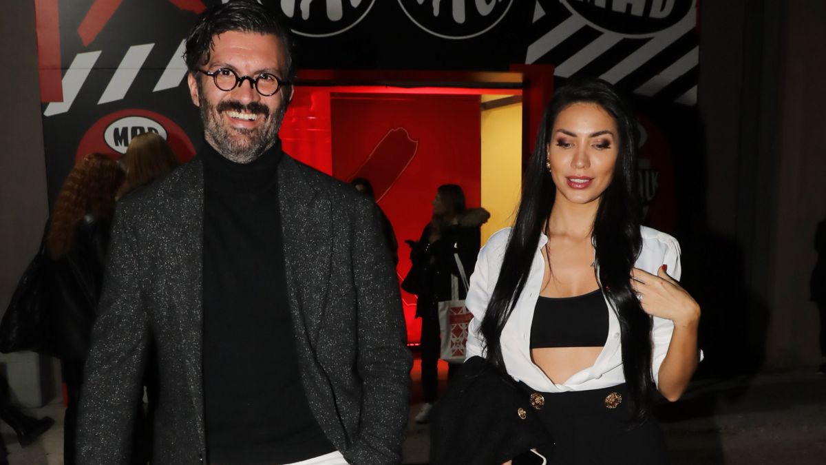 Ο Γιώργος Παπακώστας με την ΄σύντροφό του