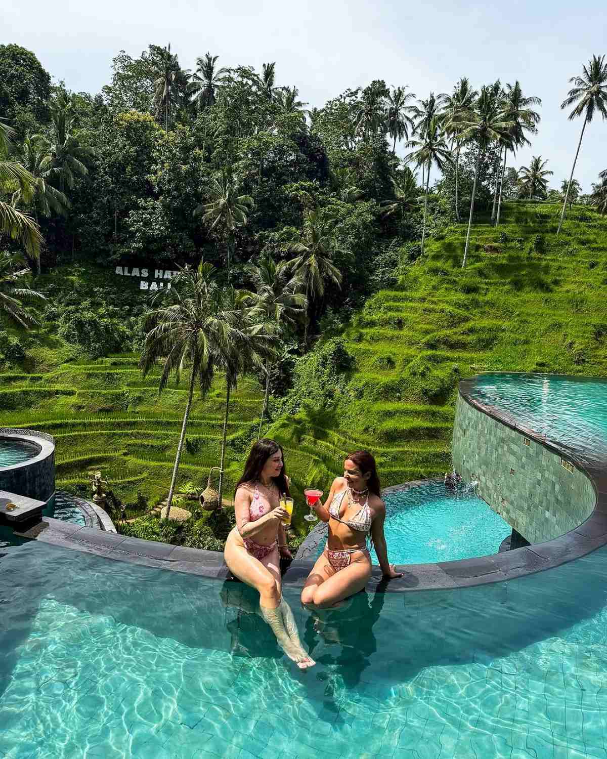 Η Ιώαννα Παλιοσπύρου στο Μπαλί