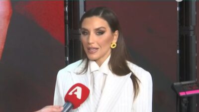 Η Ιουλία καλλιμάνη στην κάμερα του αλφα