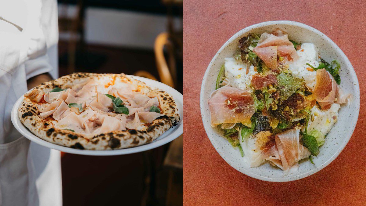 πιάτα με πίτσα