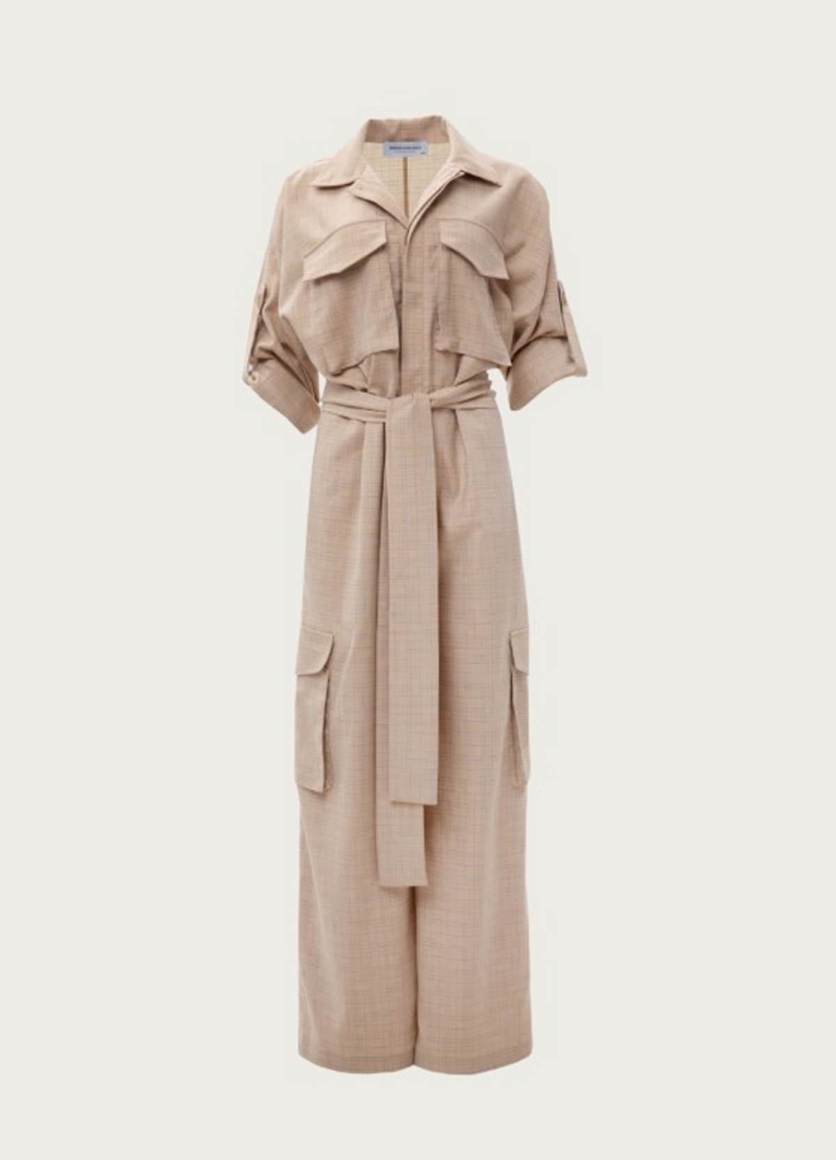 jumpsuit beige