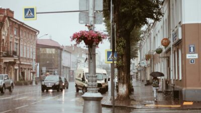 βροχερό τοπίο