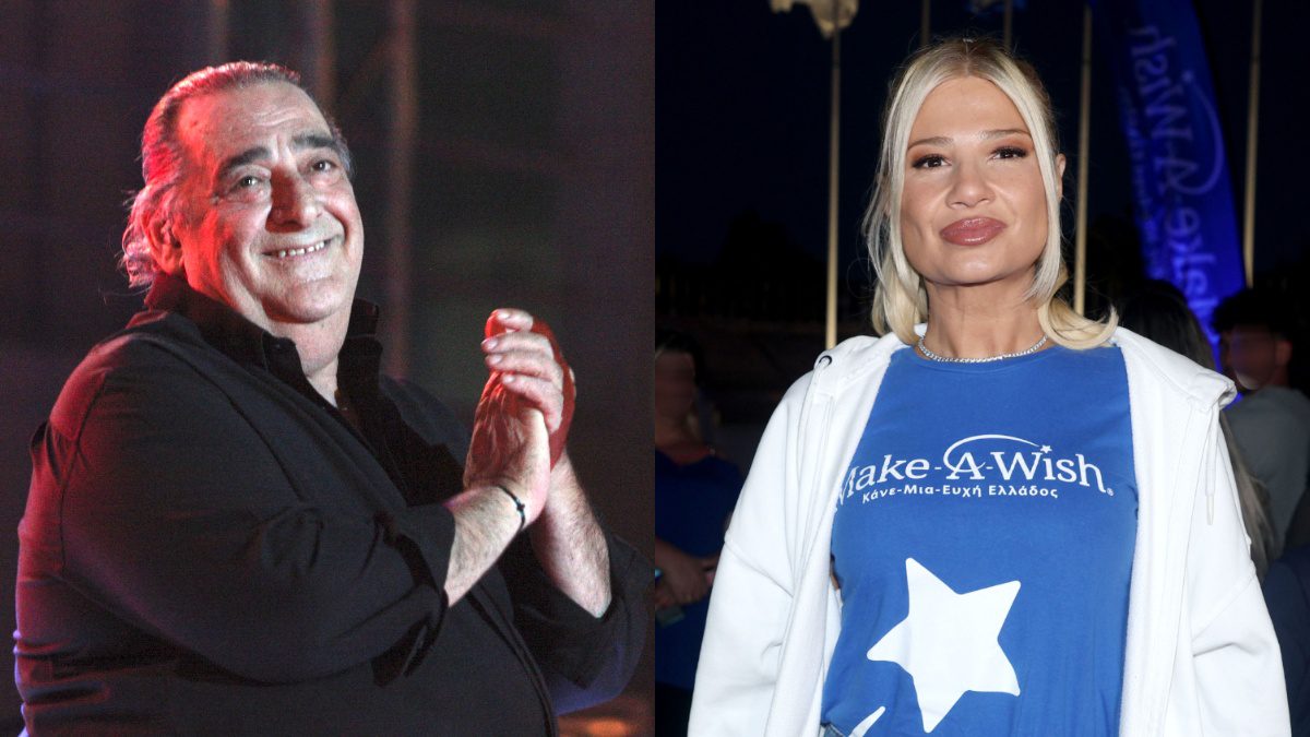 Ο Βασίλης Καρράς και η Φαίη Σκορδά