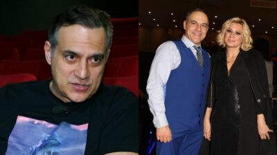 Ο Κρατερός Κατσούλης και η Κατερίνα Καραβάτου