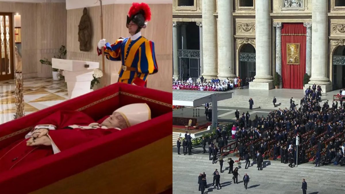 Εικόνες από την κηδεία του Πάπα Φραγκίσκου